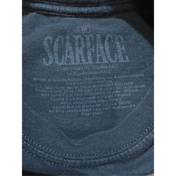 Scarface T-Shirt Men's Small Al Pacino Bath Tub Print Sz M - Picture 3 of 6